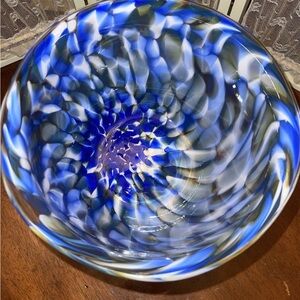 Murano Hand Blown JON SILVERMAN BOWL ICE BUCKET Glass Vase Bougie Art decor